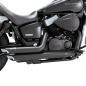 ESCAPE ESCALONADO SHORTSHOTS NEGRO HONDA VT750 ESCAPE ESCALONADO SHORTSHOTS NEGRO HONDA VT750