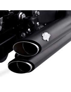 ESCAPE HARLEY DAVIDSON SPORTSTER '04-up SHORTSHOTS STAGGERED BLACK ...