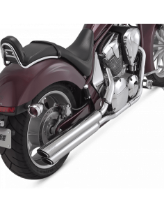 ESCAPE HONDA VT1300CX FURY TWIN SLASH SLIP-ONS VANCE AND HINES para...
