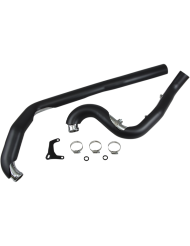 ESCAPE TRUE DUAL HEADPIPES NEGRO PARA HARLEY DAVIDSON 95-06 ESCAPE TRUE DUAL HEADPIPES NEGRO PARA HARLEY DAVIDSON 95-06