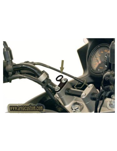 PLACA DE MONTAJE EN MANILLAR PARA TOMA DE CORRIENTE PEQUEÑA