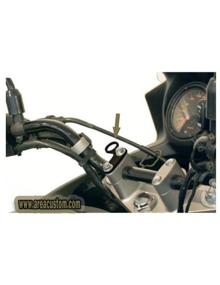 PLACA DE MONTAJE EN MANILLAR PARA TOMA DE CORRIENTE PEQUEÑA