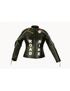 CHAQUETA PIEL CHICA SPEED NEGRO