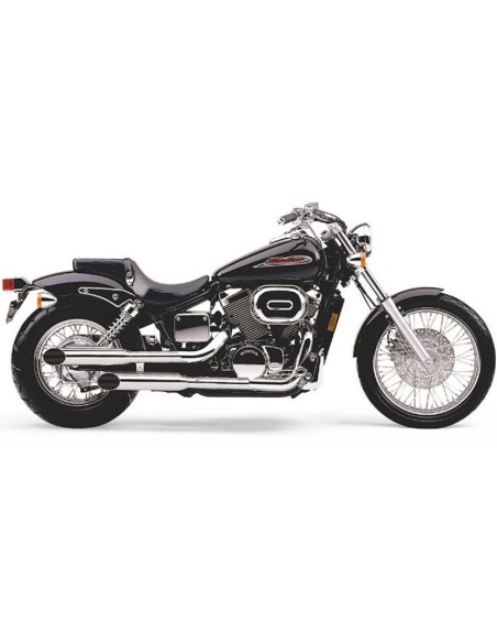 COLA DE ESCAPE COBRA CLASSIC SLASH-CUT PARA HONDA VT750DC BLACK WID...