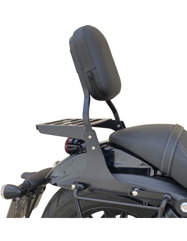 RESPALDO CON PORTAEQUIPAJES KEEWAY V-CRUISE 125 - V302C NEGRO