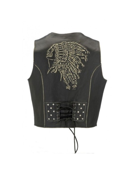 CHALECO CUERO ALEX RUB