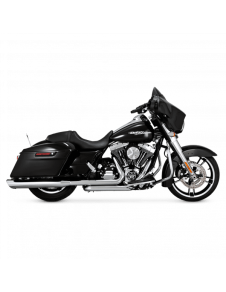 SILENCIADORES SLIP-ON TWIN SLASH CROM PARA HARLEY DAVIDSON 99-16