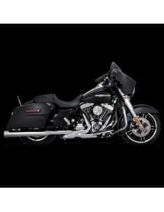 SILENCIADORES SLIP-ON MONSTER ROUNDS 4" CROM PARA HARLEY DAVIDSON 1...