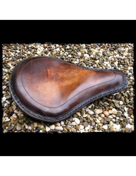 ASIENTO SOLO LINE LEATHER UNIVERSAL MARRÓN