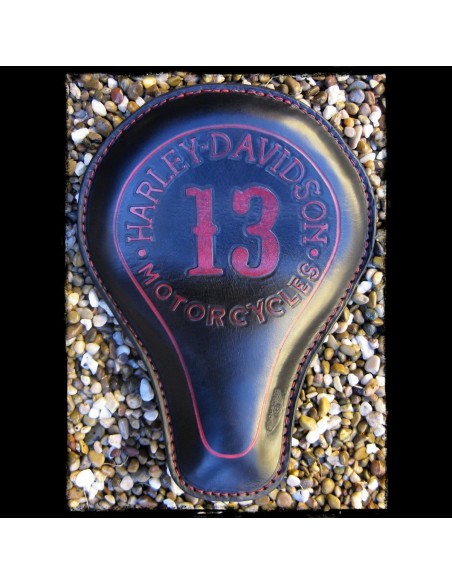 ASIENTO SOLO 13 RED UNIVERSAL HARLEY DAVIDSON NEGRO