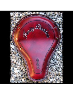 ASIENTO SOLO BALAS UNIVERSAL HARLEY DAVIDSON ROJO