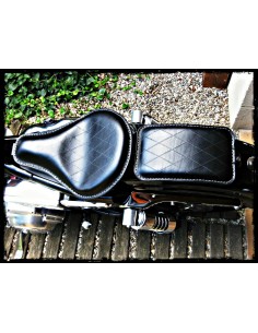 ASIENTO SOLO BALAS UNIVERSAL HARLEY DAVIDSON ROJO