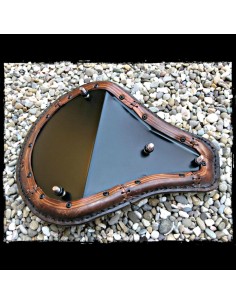 ASIENTO SOLO BROWN LEATHER UNIVERSAL HARLEY DAVIDSON MARRÓN