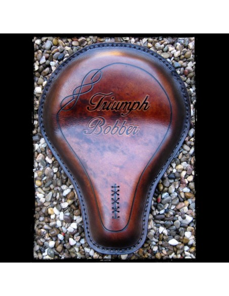 ASIENTO SOLO TRIUMPH OLD SCHOOL MARRÓN