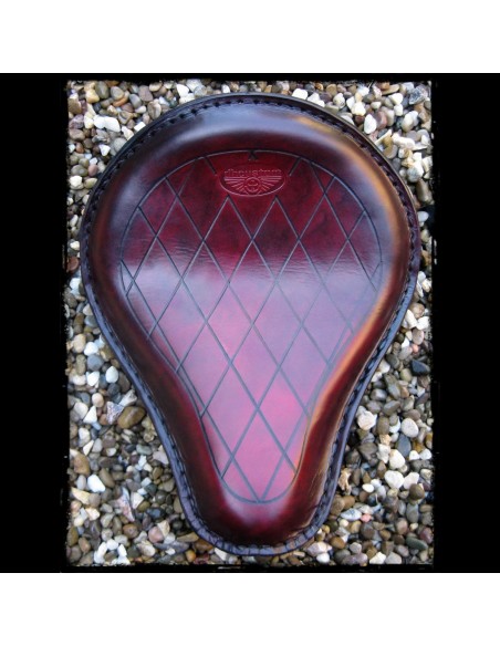 ASIENTO SOLO RED DIAMONDS LED UNIVERSAL ROJO