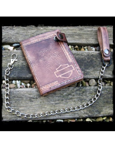 CARTERA MOTERO PIEL VINTAGE HD