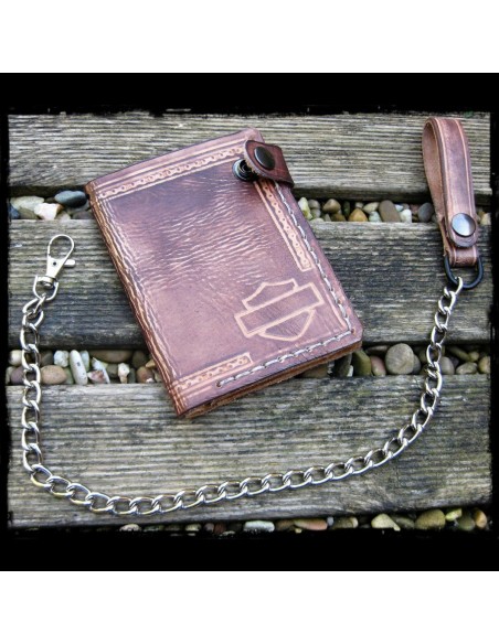 CARTERA MOTERO PIEL VINTAGE HD