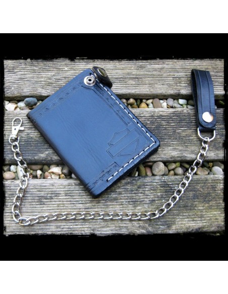 CARTERA MOTERO PIEL BLACK HD