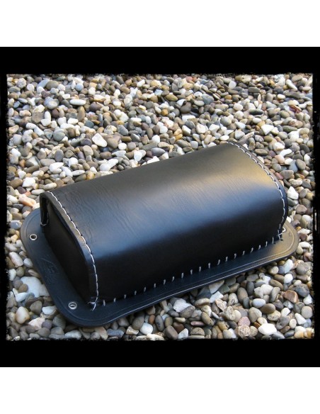 TACO ASIENTO VENTOSAS VINTAGE UNIVERSAL NEGRO HILO BLANCO