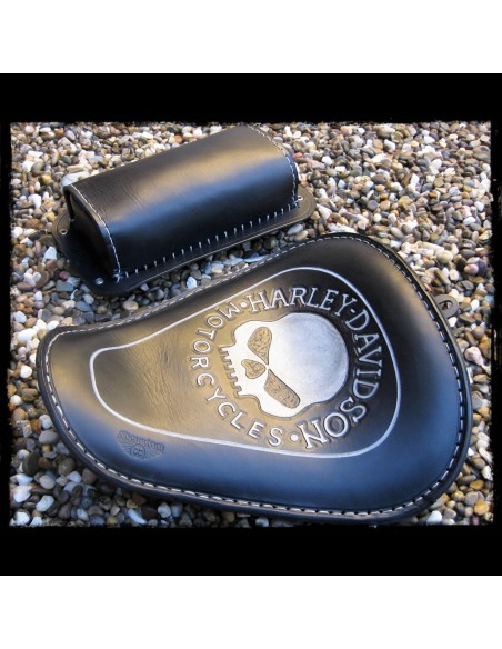 TACO ASIENTO VENTOSAS VINTAGE UNIVERSAL NEGRO HILO BLANCO