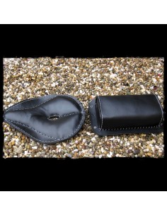 TACO ASIENTO VENTOSAS VINTAGE UNIVERSAL NEGRO HILO BLANCO