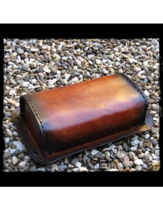 TACO ASIENTO VENTOSAS VINTAGE UNIVERSAL MARRÓN CUERO