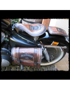 TACO ASIENTO PIEL VENTOSAS JACK DANIELS UNIVERSAL