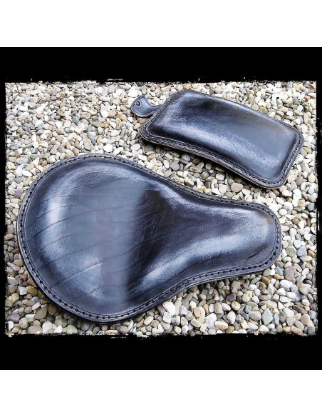 TACO ASIENTO PIEL VENTOSAS VINTAGE NEGRO UNIVERSAL