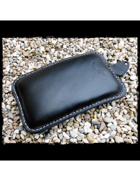 TACO ASIENTO PIEL VENTOSAS NEGRO HILO BLANCO UNIVERSAL