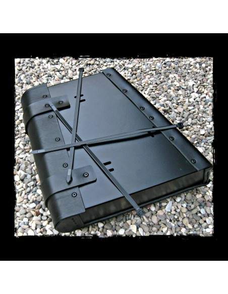 ALFORJA PIEL SEMIRRÍGIDA BLACK UNIVERSAL