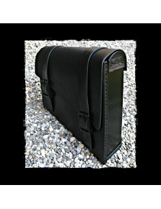 ALFORJA PIEL SEMIRRÍGIDA BLACK UNIVERSAL