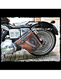 ALFORJA PIEL SEMIRRÍGIDA JACK DANIELS UNIVERSAL