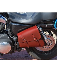 ALFORJA BASCULANTE LEGION MARRON PARA HD SPORTSTER
