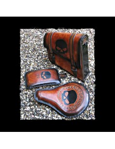 ALFORJA PIEL SEMIRRÍGIDA SKULL LEATHER UNIVERSAL