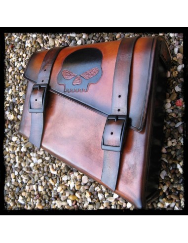 ALFORJA PIEL SEMIRRÍGIDA SKULL LEATHER UNIVERSAL ALFORJA PIEL SEMIRRÍGIDA SKULL LEATHER UNIVERSAL