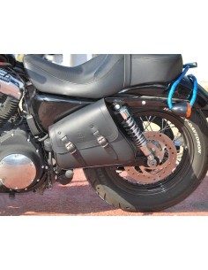 ALFORJA BASCULANTE LEGION NEGRA PARA HD SPORTSTER