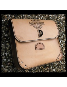 ALFORJA CUERO NATURAL H.D  UNIVERSAL