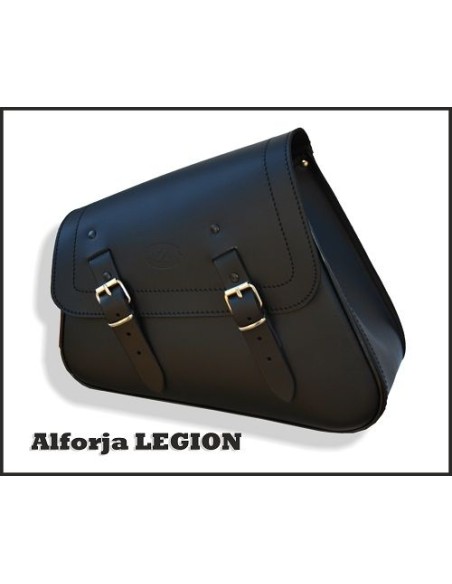 ALFORJA BASCULANTE LEGION NEGRA PARA HD SPORTSTER