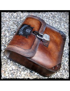 ALFORJA CUERO JACK DANIELS UNIVERSAL