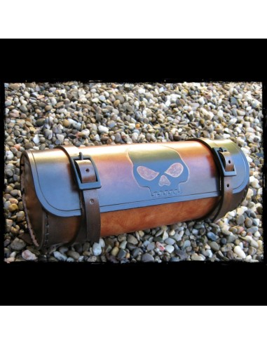 RULO PORTAHERRAMIENTAS PIEL SKULL HD MARRÓN RULO PORTAHERRAMIENTAS PIEL SKULL HD MARRÓN