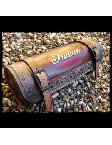 RULO PORTAHERRAMIENTAS PIEL INDIAN MARRÓN OSCURO RULO PORTAHERRAMIENTAS PIEL INDIAN MARRÓN OSCURO