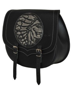 ALFORJA SPARTA JEFE INDIO UN SOLO LADO 34X15X38