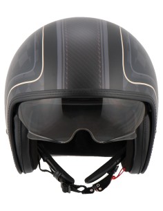 CASCO CUSTOM HIGHWAY 1 NEGRO MATE HOMOLOGADO para Cascos Jet