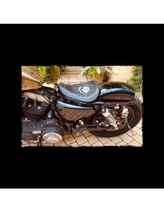 ASIENTO SOLO SKULL BLACK HD PARA SPORTSTER 2010 - UP