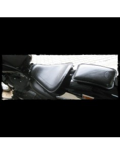 ASIENTO SOLO BLACK LOGO DHC PARA SPORTSTER 2010 - UP