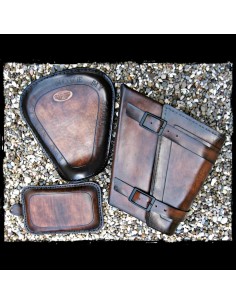 ASIENTO SOLO LEATHER DARK PARA SPORTSTER 2010 - UP