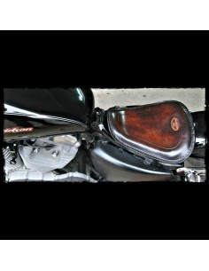 ASIENTO SOLO LEATHER DARK PARA SPORTSTER 2010 - UP