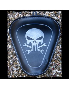 ASIENTO SOLO SKULL BLACK PARA SPORTSTER 2010 - UP
