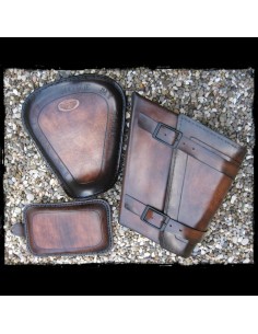 ASIENTO SOLO SKULL BROWN PARA SPORTSTER 2010 - UP