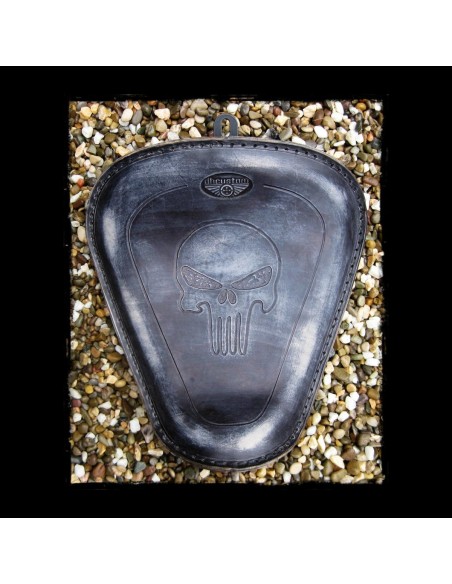 ASIENTO SOLO SKULL BLACK VINTAGE PARA SPORTSTER 2010 - UP